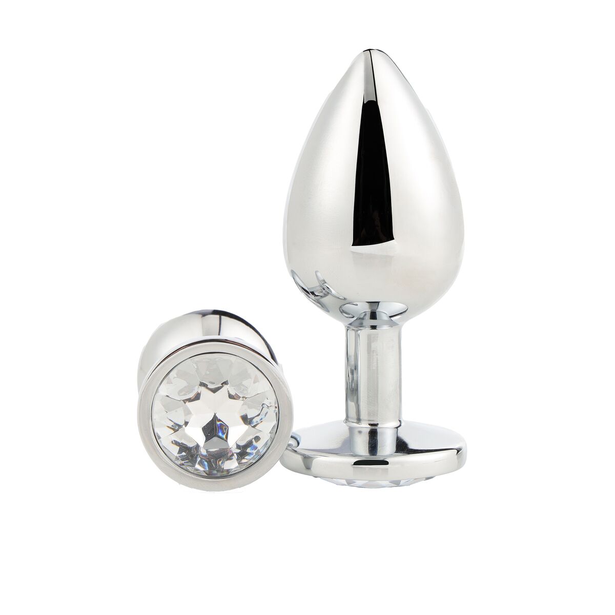Plug Anal Dream Toys Gleaming Love Silberfarben